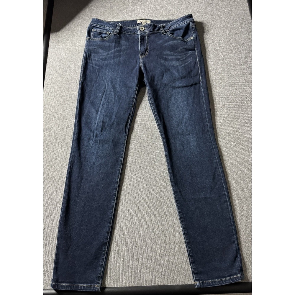 Cabi Jeans Women's Medium Wash 5 Pocket Denim Jeans Size 14 Cotton Spandex